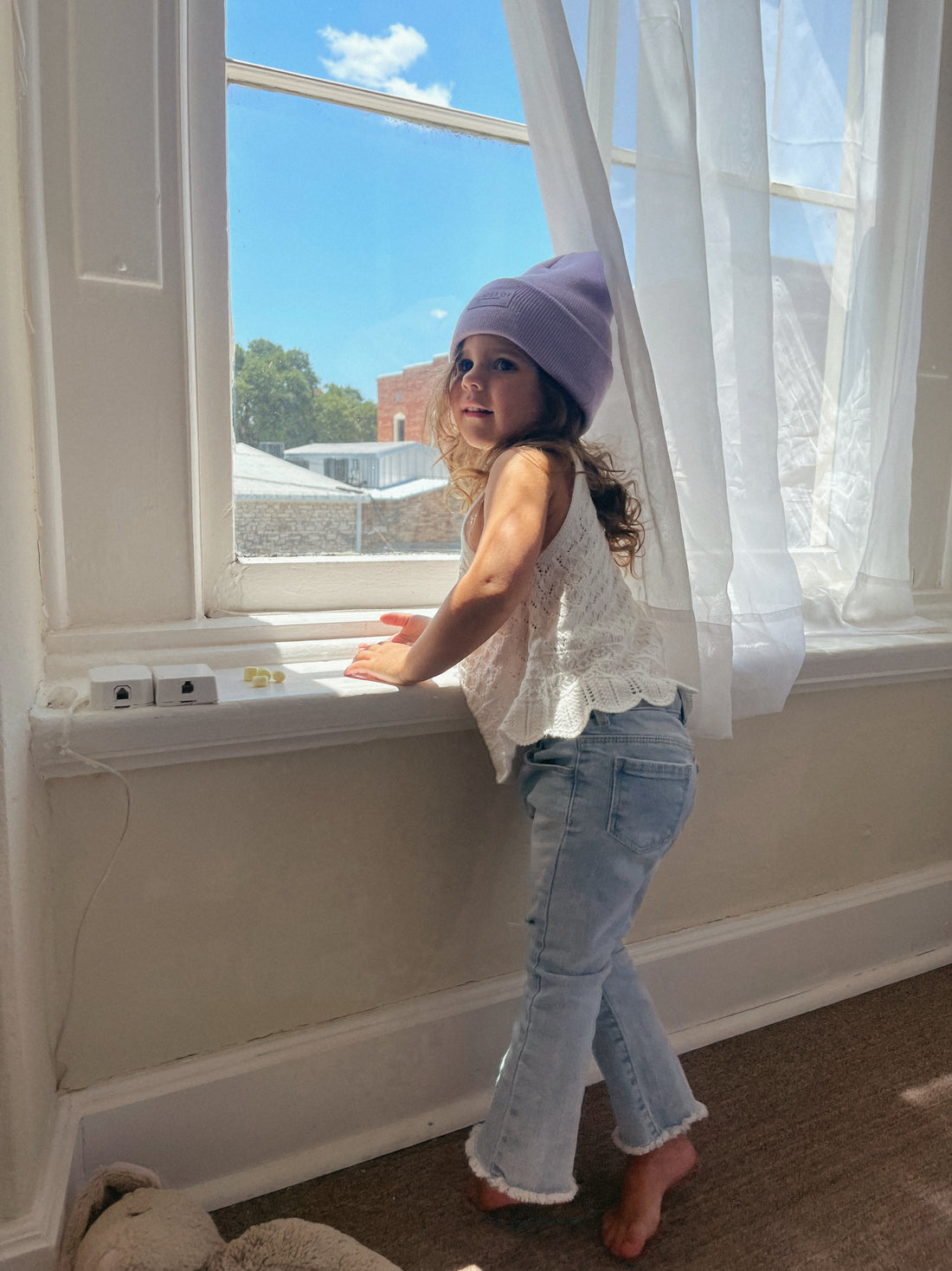 Lilac Beanie (6M-8Y)