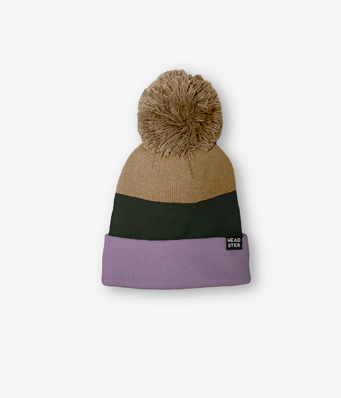 Tricolor Beanie Lined With Fleece