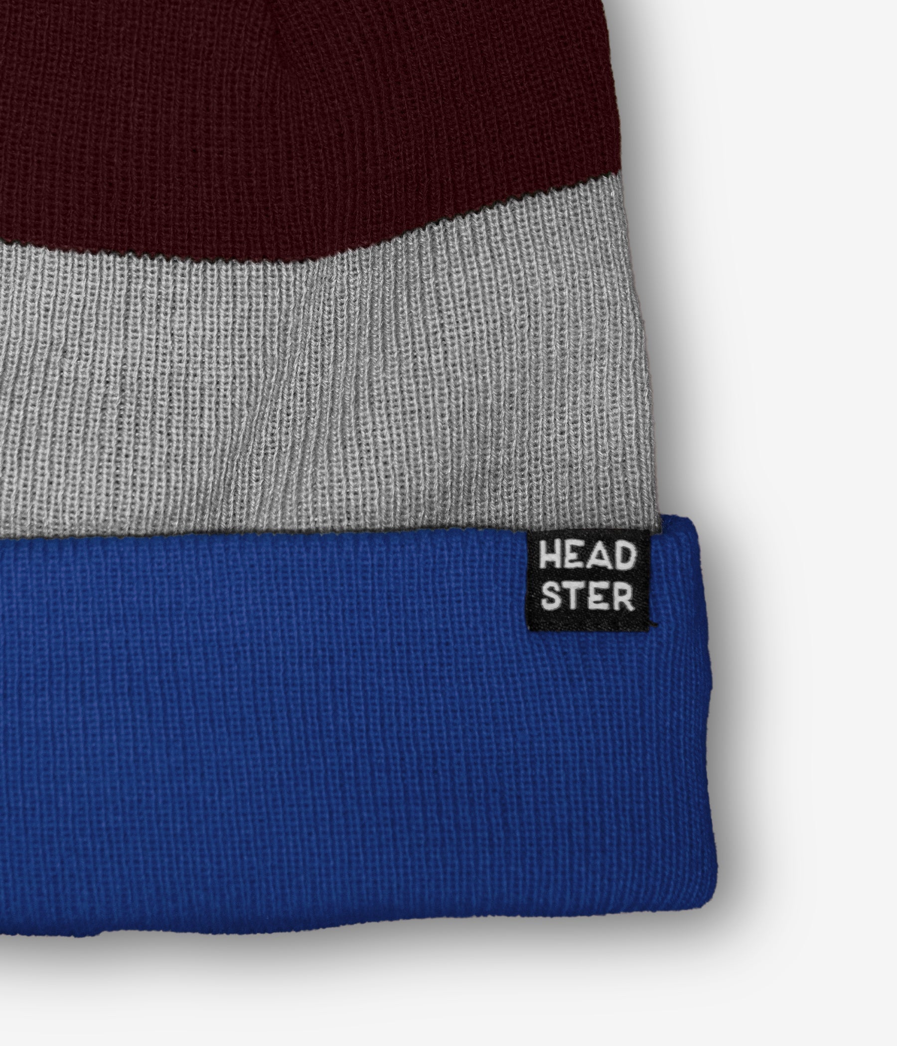 Tricolor Beanie Lined With Fleece