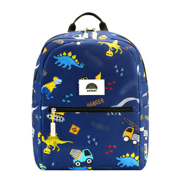 Ethan Backpack-Blue Dinosaur