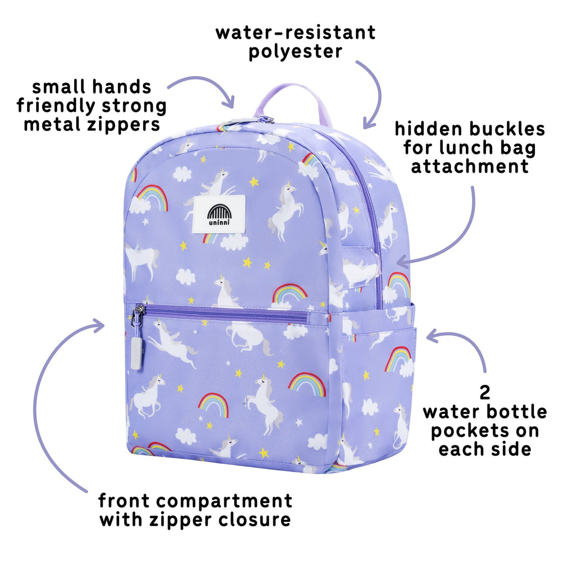 Ethan Backpack - Rainbow Unicorn