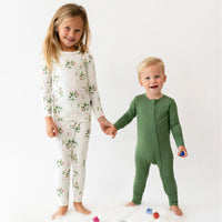 Long Sleeve PJ Set - Holly Berries