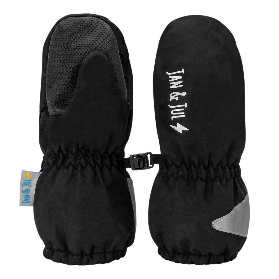 Kids Rain Mittens | Black