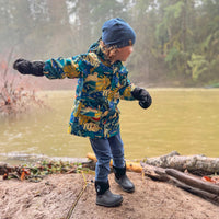 Kids Rain Mittens | Black