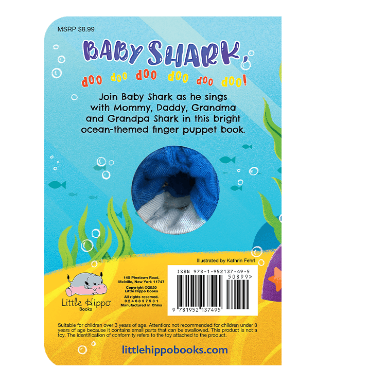 Baby Shark Finger Puppet Book