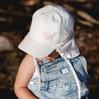 Ball Hat with Neck Flap - Pink