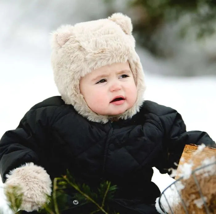 Faux Fur Bear Hat