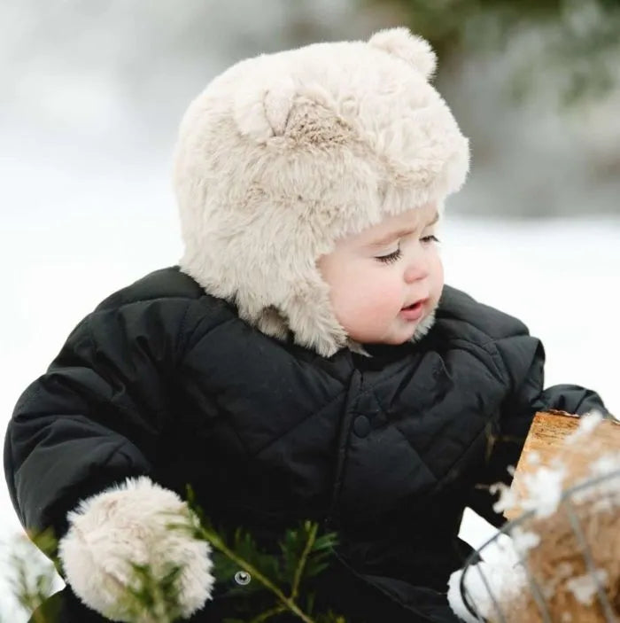 Faux Fur Bear Hat