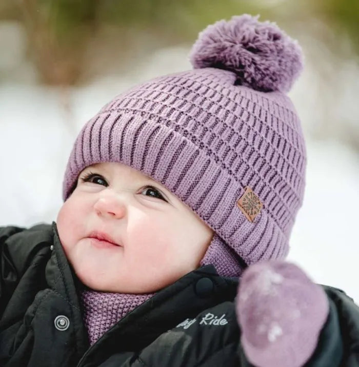 Knit Touch Soft Hat with Ear Covers (Multiple Colours)