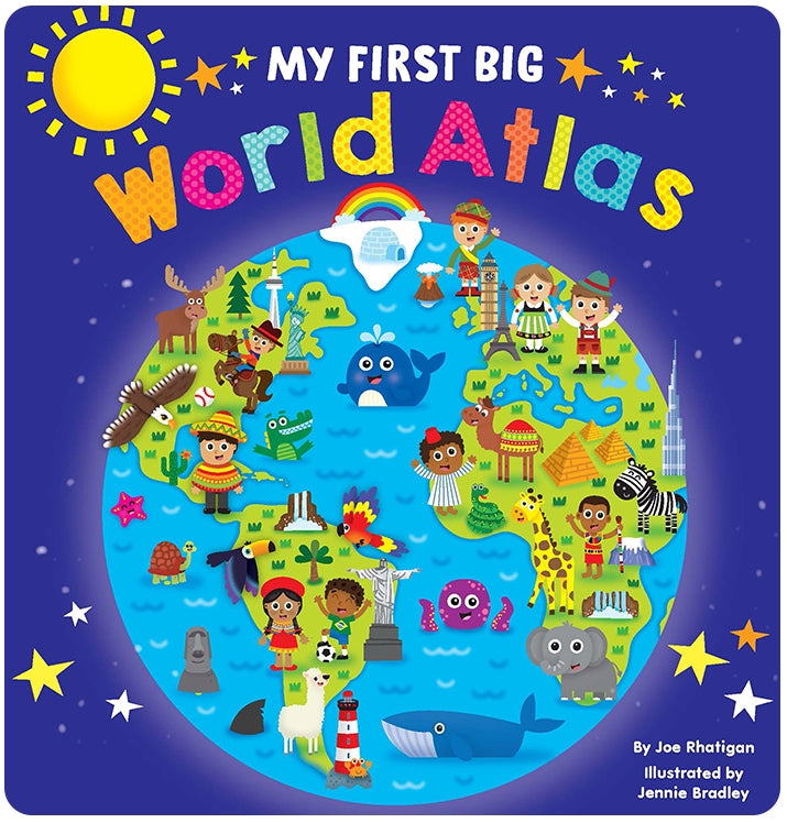 My First Big World Atlas- Children's Oversized Board