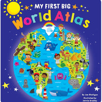 My First Big World Atlas- Children's Oversized Board