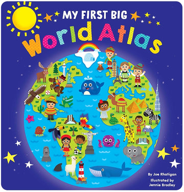 My First Big World Atlas- Children's Oversized Board