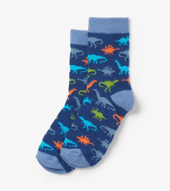 Dino Silhouettes Crew Socks