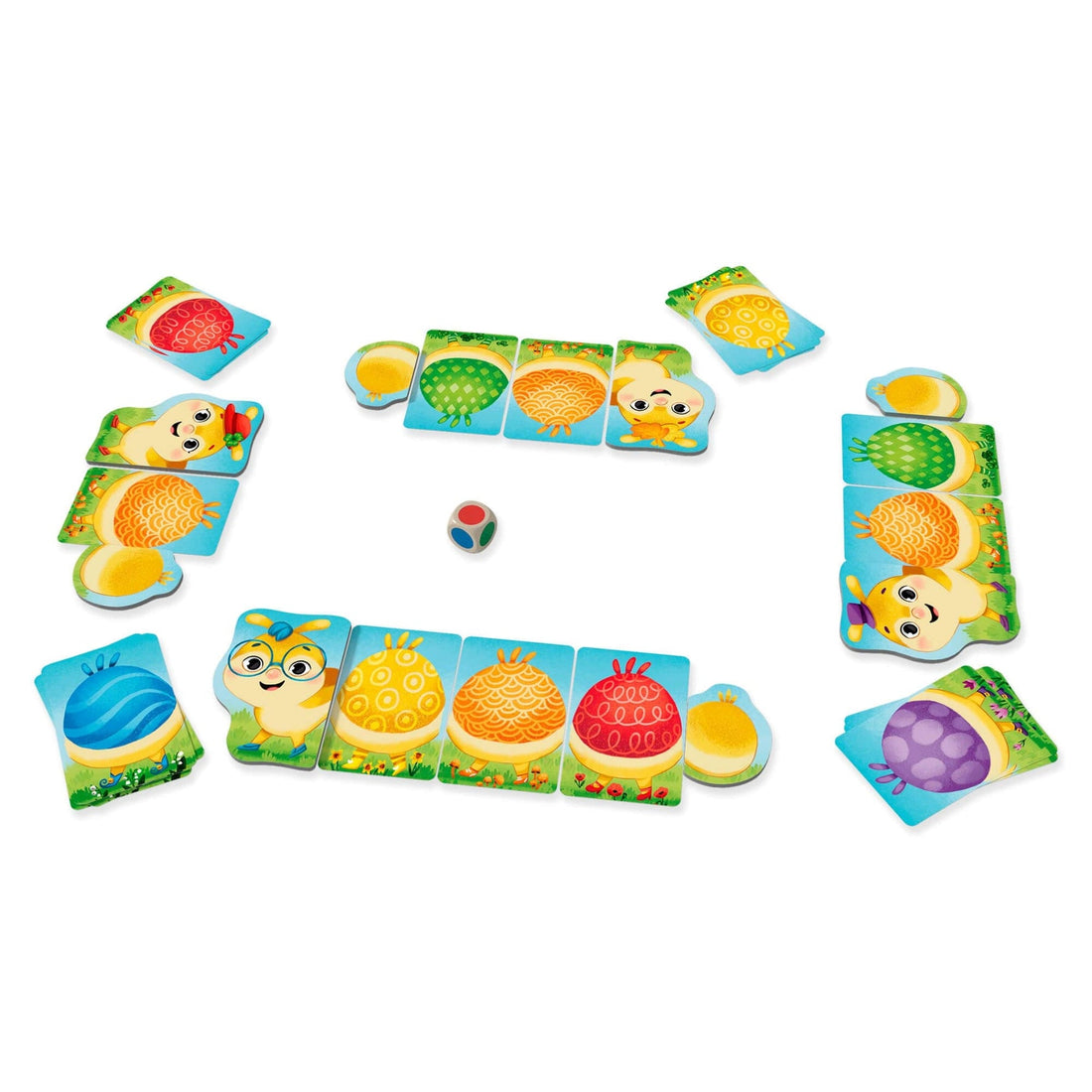 Rainbow Caterpillar Arranging Game