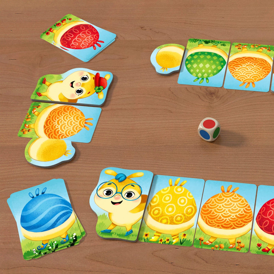 Rainbow Caterpillar Arranging Game