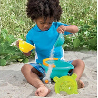 Sand Bucket Scooter 4 Piece Nesting Beach Toy Set