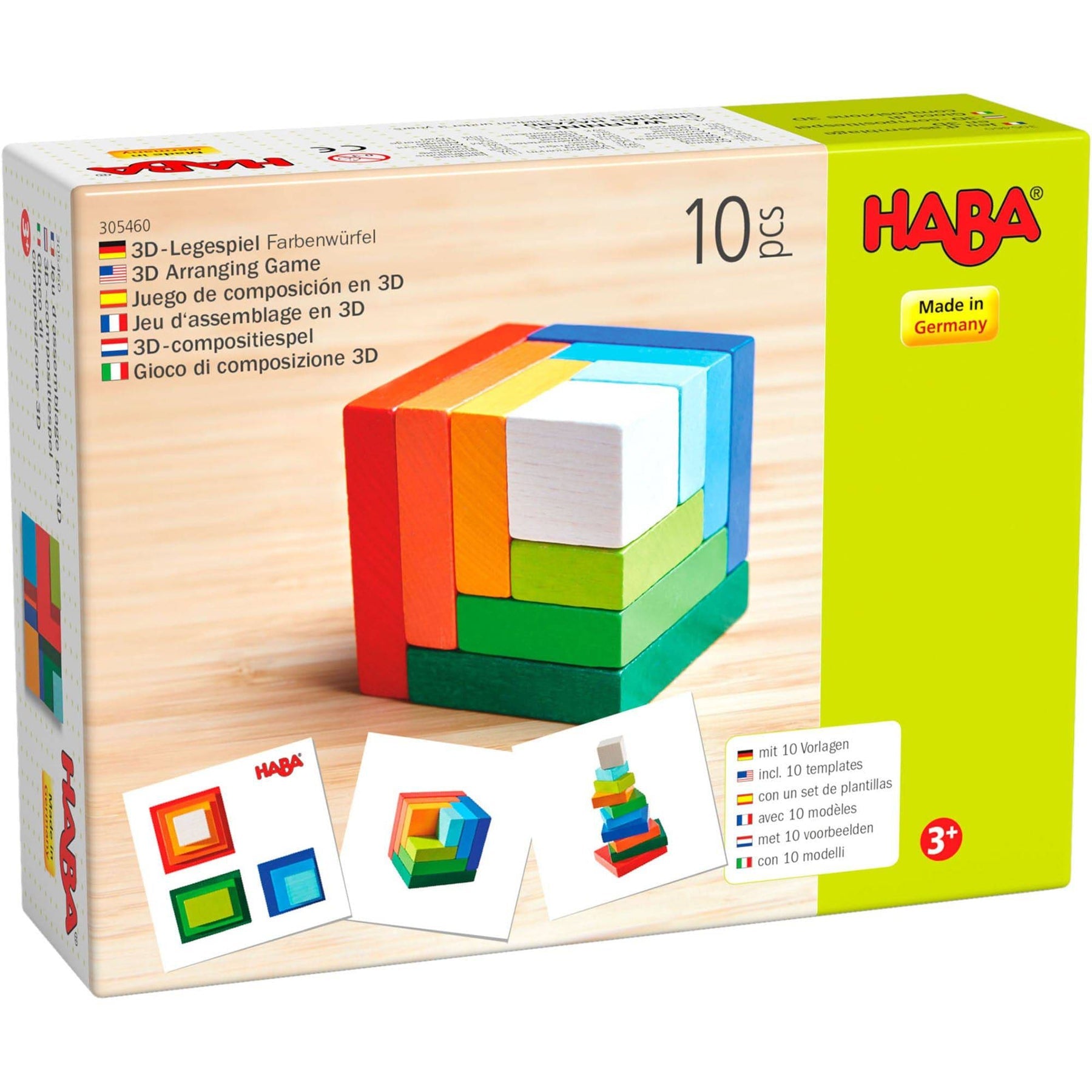 3D Rainbow Cube Arranging Game