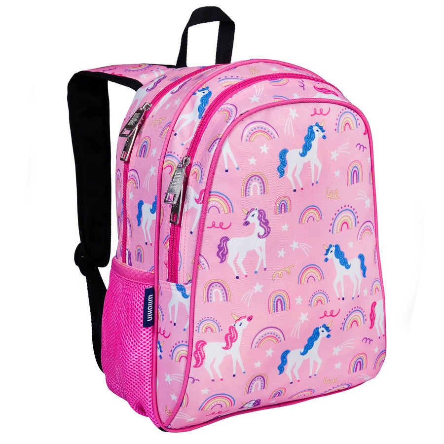 Rainbow Unicorns 15 Inch Backpack