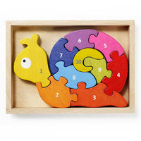 NUMBER SNAIL LEARNING PUZZLE