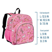 Wild Horses 12 Inch Backpack