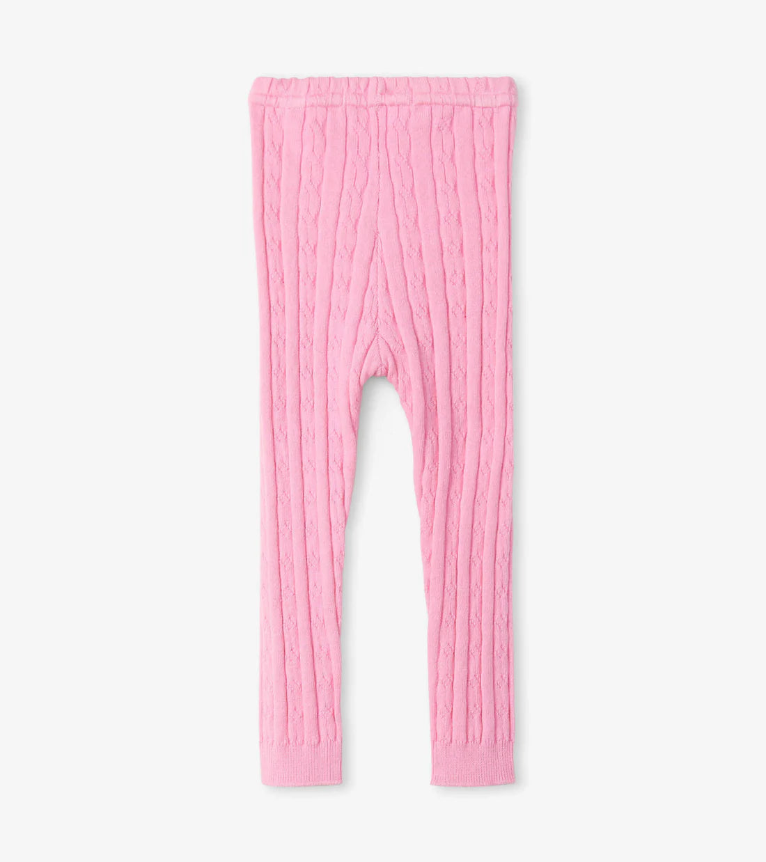 Baby Lilac Pink Cable Knit Leggings