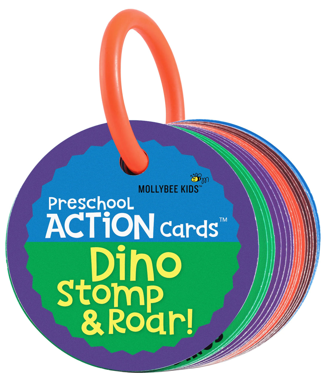 Preschool Action Cards Dino Stomp and Roar