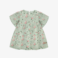 Dress with Bloomer - Light Green Floral