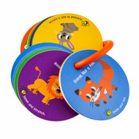 Toddler Action Cards Animal Moves and Sounds Game