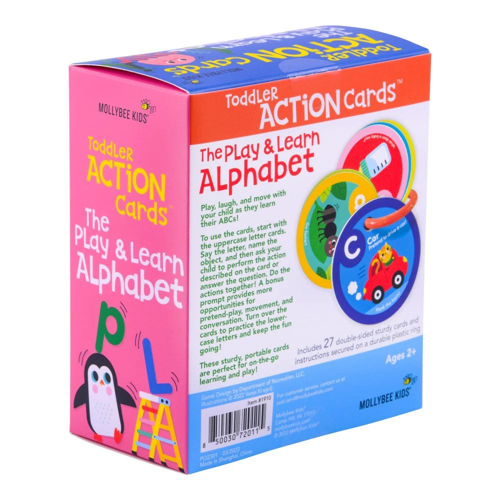 Toddler Action Cards The Play and Learn Alphabet