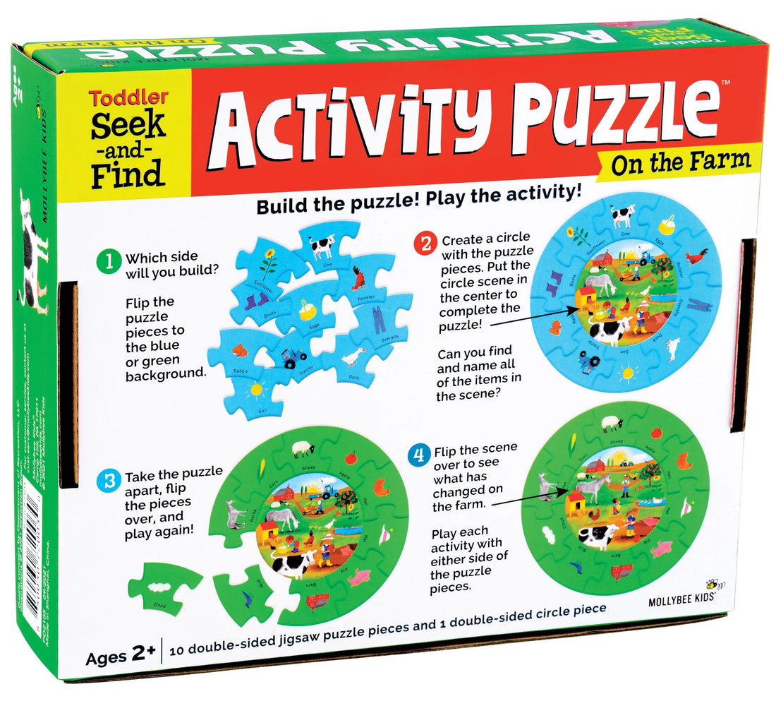 Toddler Activity Puzzle On the Farm