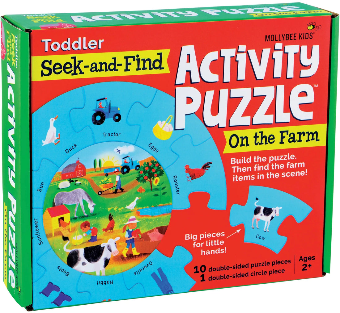 Toddler Activity Puzzle On the Farm