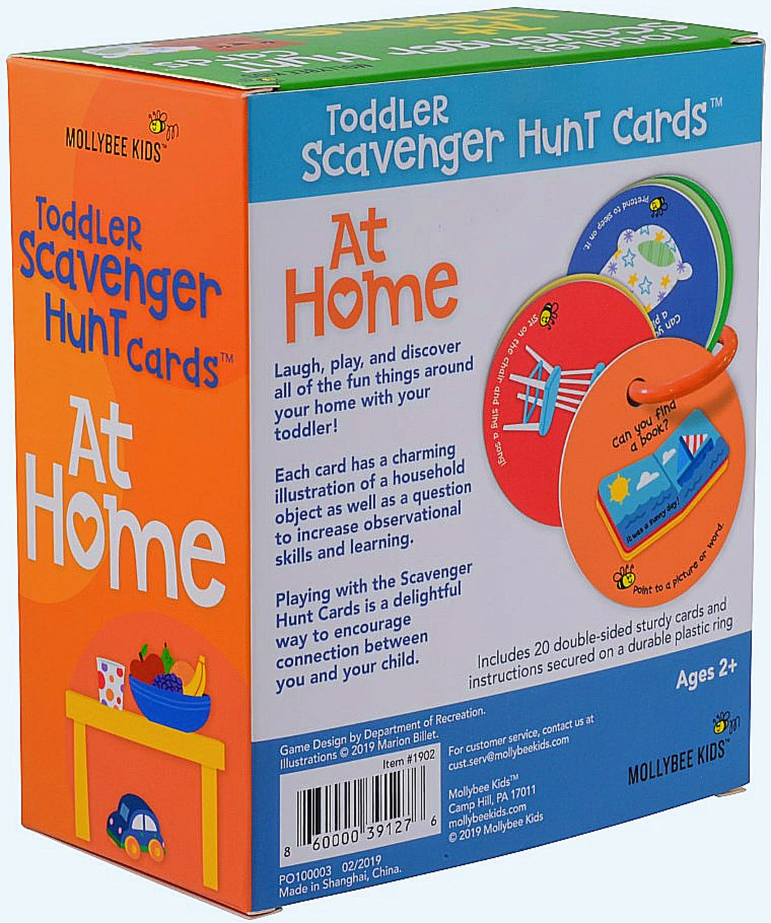 Toddler Scavenger Hunt Cards at Home