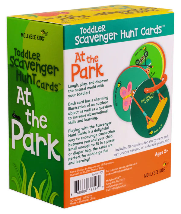 Toddler Scavenger Hunt Cards At the Park