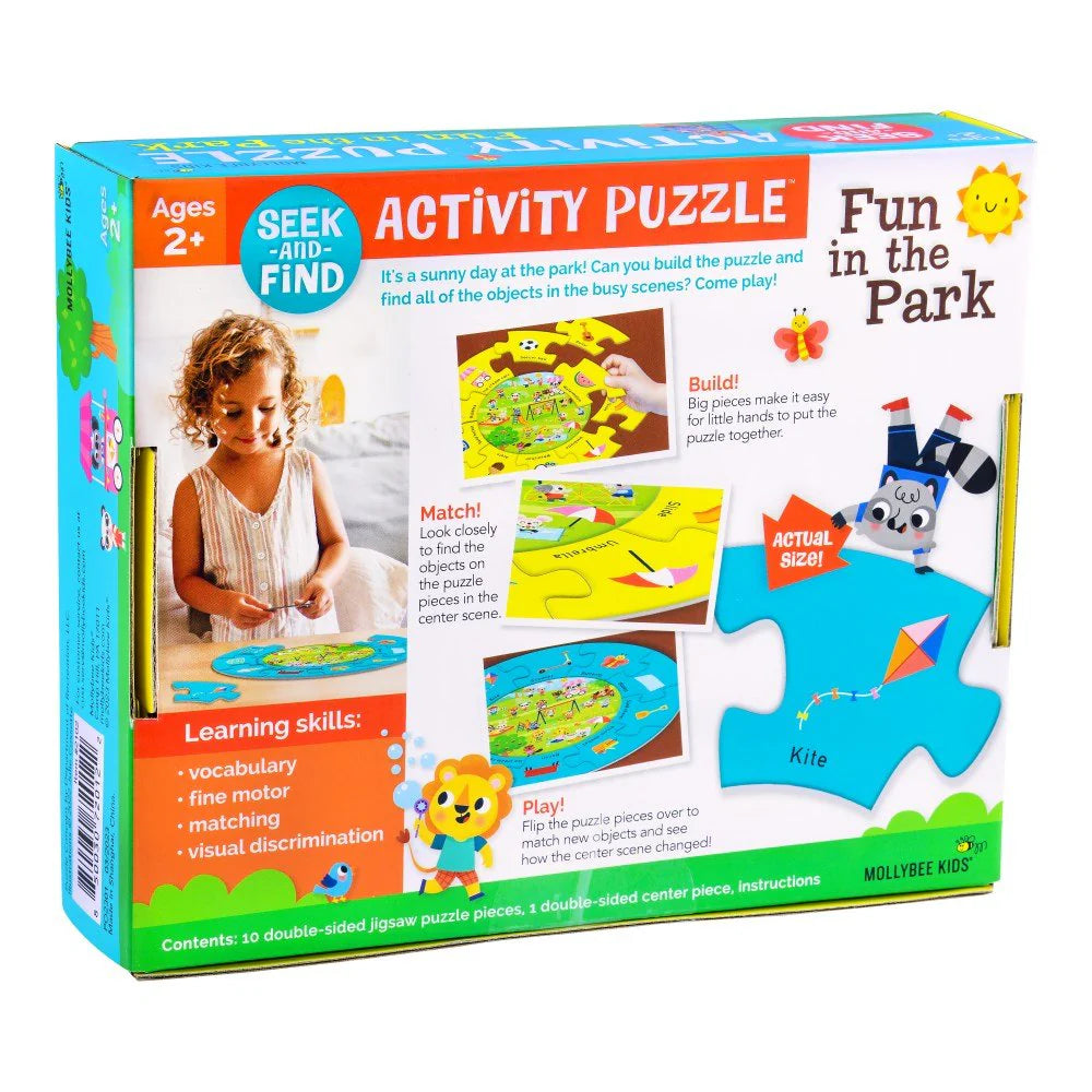 Toddler Seek-and-Find Activity Puzzle Fun in the Park