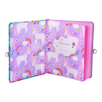 Unicorn Lock and Key Diary