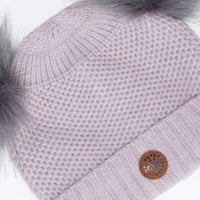 Soft Touch Knit Two Pompom Hat (Multiple Colours)