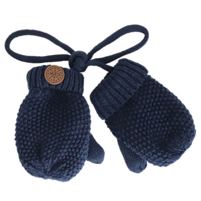 Cotton Knit Mittens (Multiple Colors)