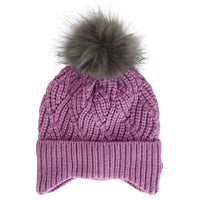 Soft Touch Knit Windproof Hat (Multiple Colours)