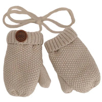 Knit Corded Soft Touch Mittens (Multiple Colours)