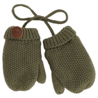 Knit Corded Soft Touch Mittens (Multiple Colours)