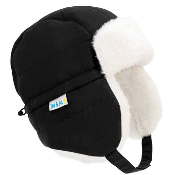 Kids Insulated Winter Hats | Black