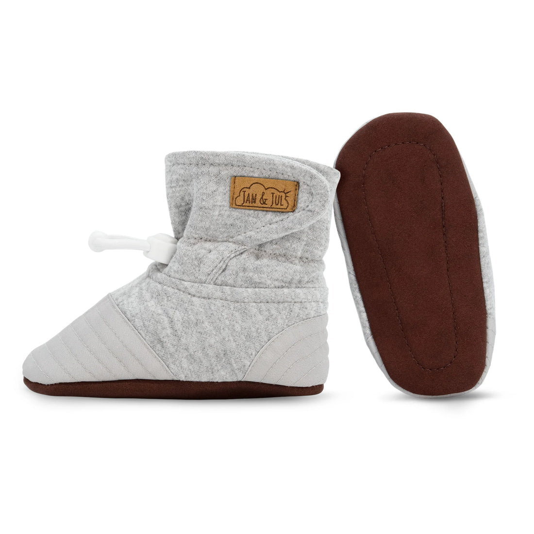 Adjustable Stay-Put Lite Booties | Pebble Grey