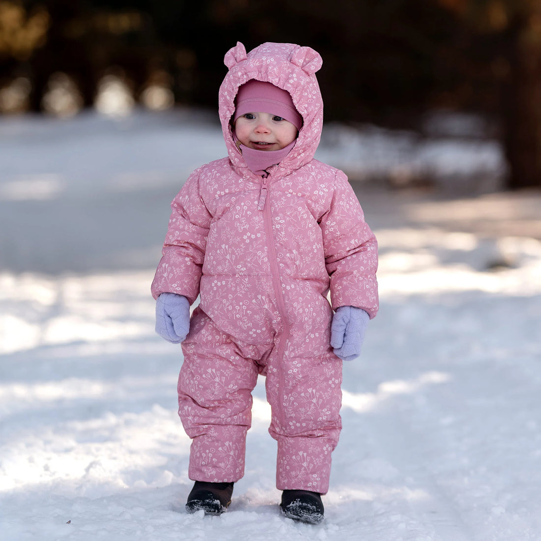 Baby Snowsuit | Prairie Flowers