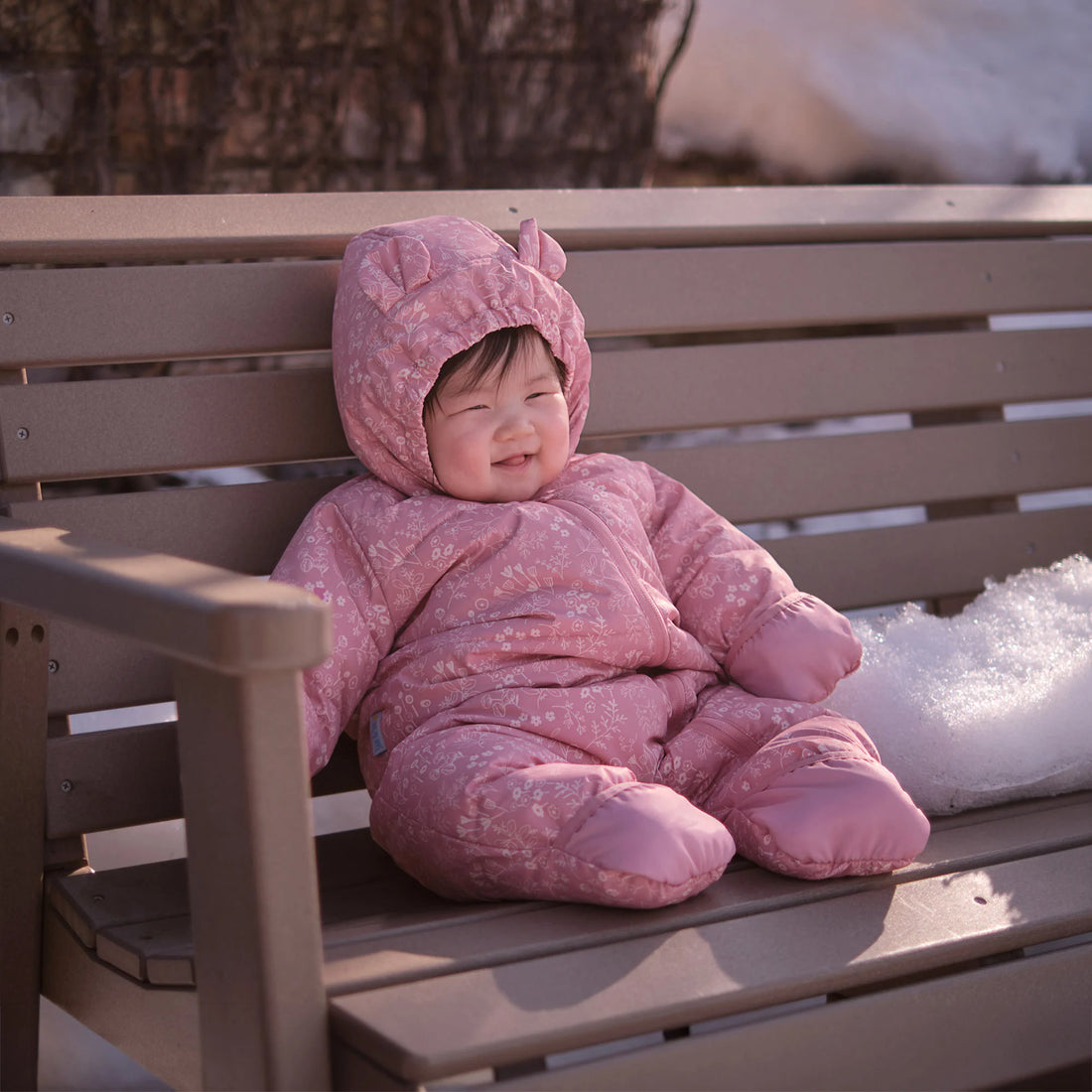 Baby Snowsuit | Prairie Flowers