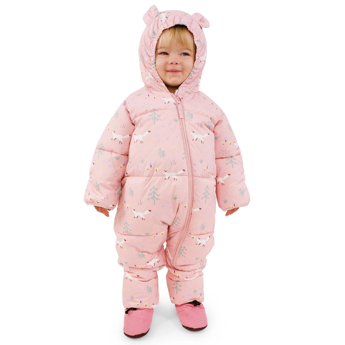 Baby Snowsuit | Pink Forest