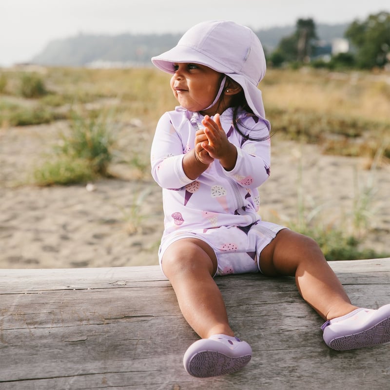 Sun Soft Baby Cap | Lavender