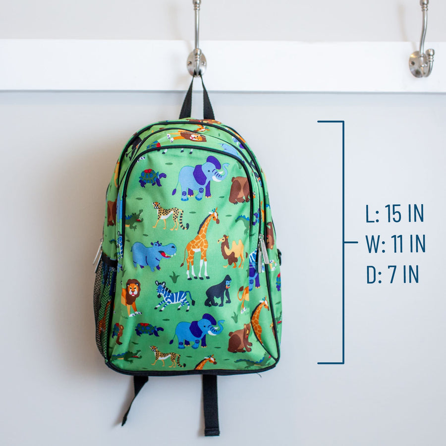 Wild Animals 15 Inch Backpack