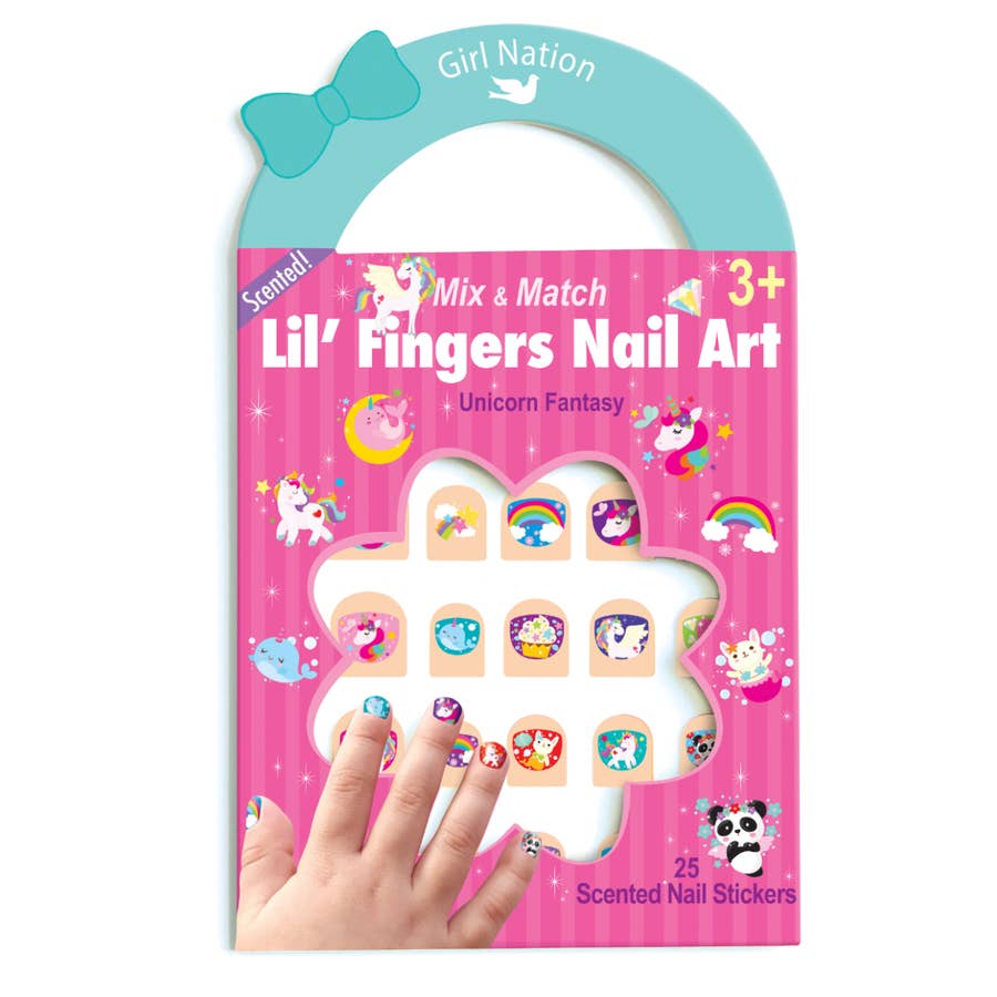 Lil' Fingers Nail Art- Unicorn Fantasy