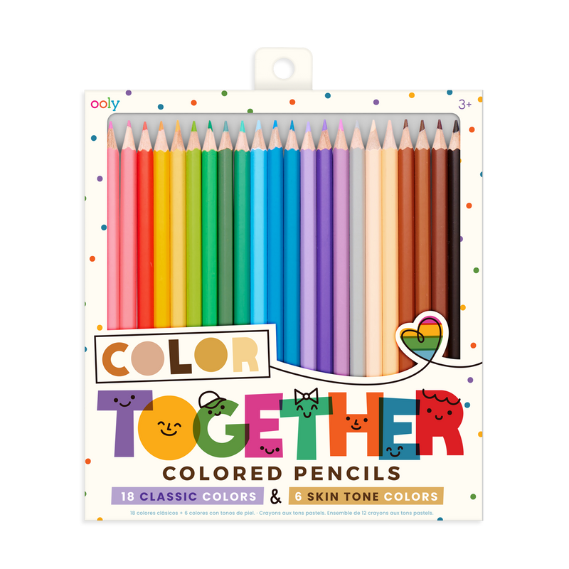 color together colored pencils - set of 24