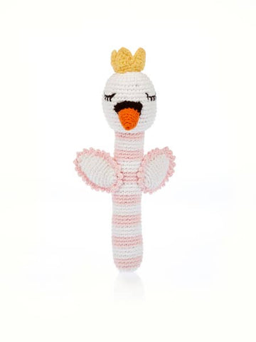 Swan Rattle Stick